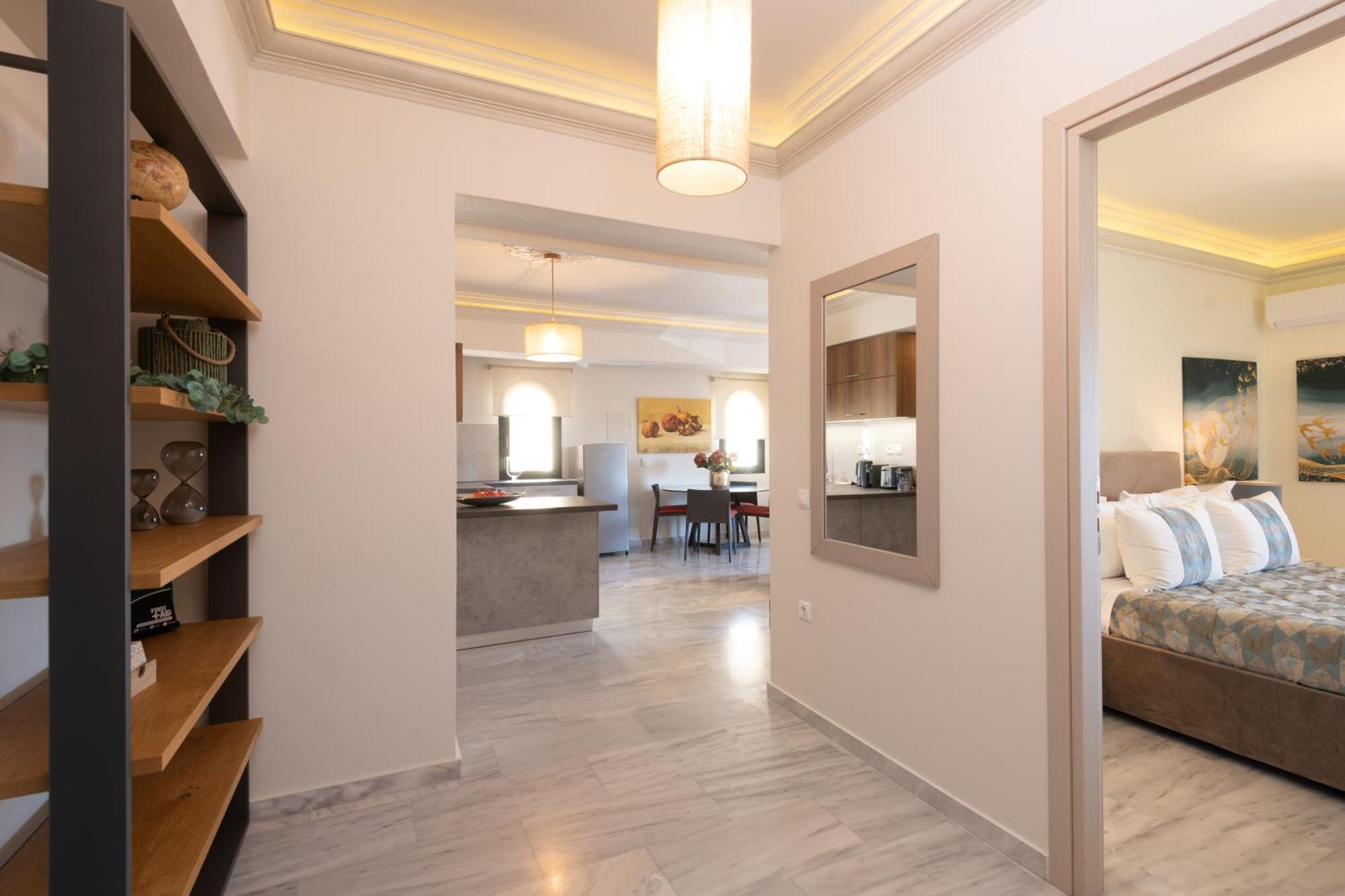 Exanimo Luxury Apartments Zakintos Oda fotoğraf